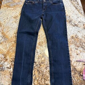 J21 Jordache Women's Deep Indigo Straight Leg skinny jeans